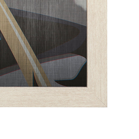 Edmonton Go Canada (L) by Mercana Studio a Hand Embellished Decograph Framed Art Print by Mercana at Eve Furniture