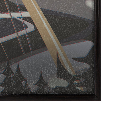 Edmonton Go Canada (SM) by Mercana Studio a Hand Embellished Decograph Framed Art Print by Mercana at Eve Furniture