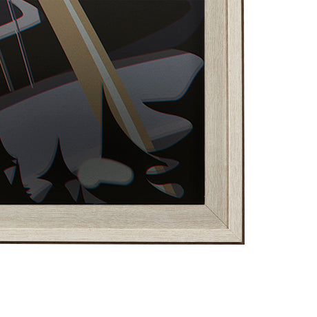 Edmonton Go Canada (XL) by Mercana Studio a Hand Embellished Decograph Framed Art Print under Glass by Mercana at Eve Furniture