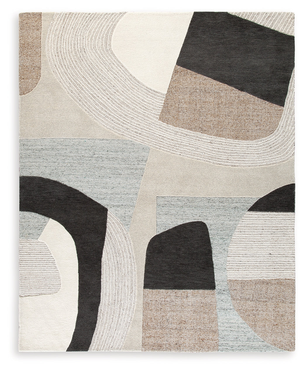 Edrickhill Grayish Teal/Taupe/Cream Large Rug by ASHLEY FURNITURE at Eve Furniture