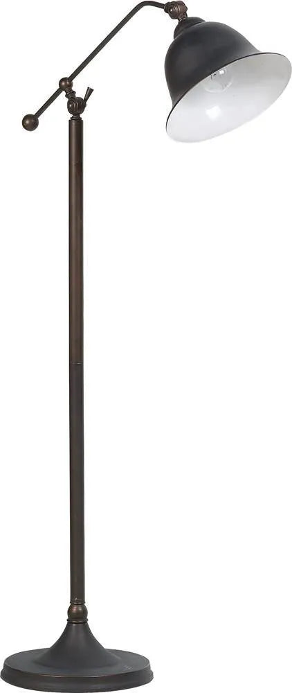 Eduardo Dark Bronze Bell Shade Floor Lamp by Coaster at Eve Furniture