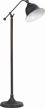 Eduardo Dark Bronze Bell Shade Floor Lamp by Coaster at Eve Furniture