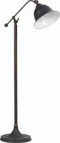 Eduardo Dark Bronze Bell Shade Floor Lamp by Coaster at Eve Furniture