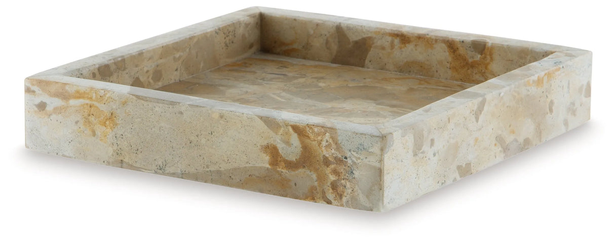 Edurton Light Beige Tray (Set of 2) by Ashley at Eve Furniture