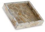 Edurton Light Beige Tray (Set of 2) by Ashley at Eve Furniture