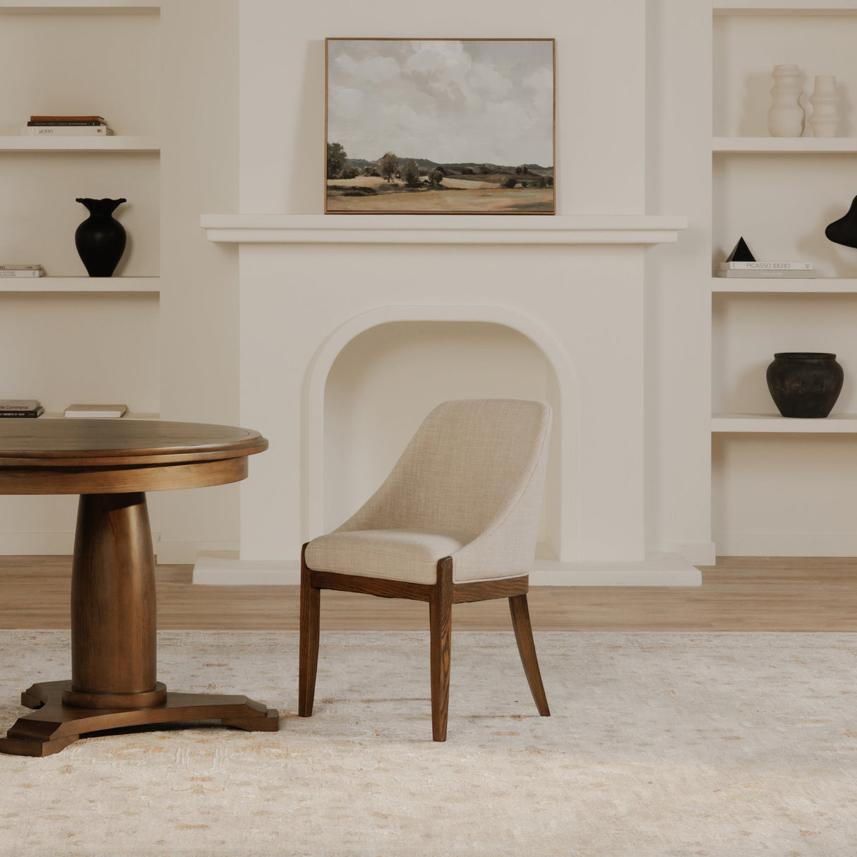 Edward Beige Dining Chair by MOES at Eve Furniture
