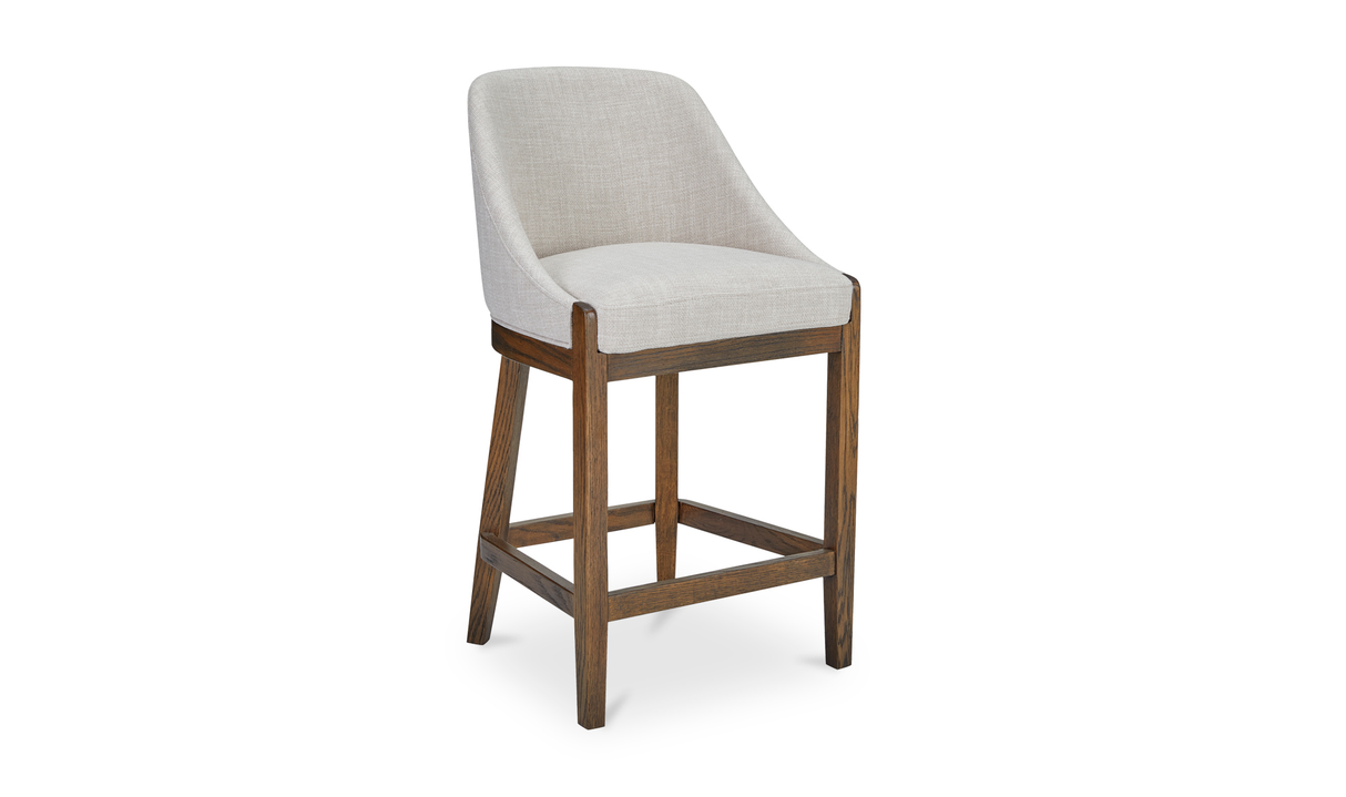 Edward Counter Stool - Heather Beige by Moe's Home at Eve Furniture