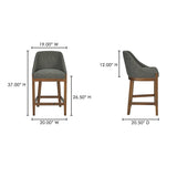 Edward Green Counter Stool by Moe's Home at Eve Furniture