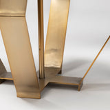 Edwards (26"H) Gold Metal Base w/ Cream Fabric Shade Table Lamp by Mercana at Eve Furniture