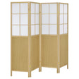 Edwards Natural 4-Panel Room Divider Folding Shoji Screen by Coaster at Eve Furniture