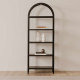 Eero Black Bookcase by Moe's Home at Eve Furniture