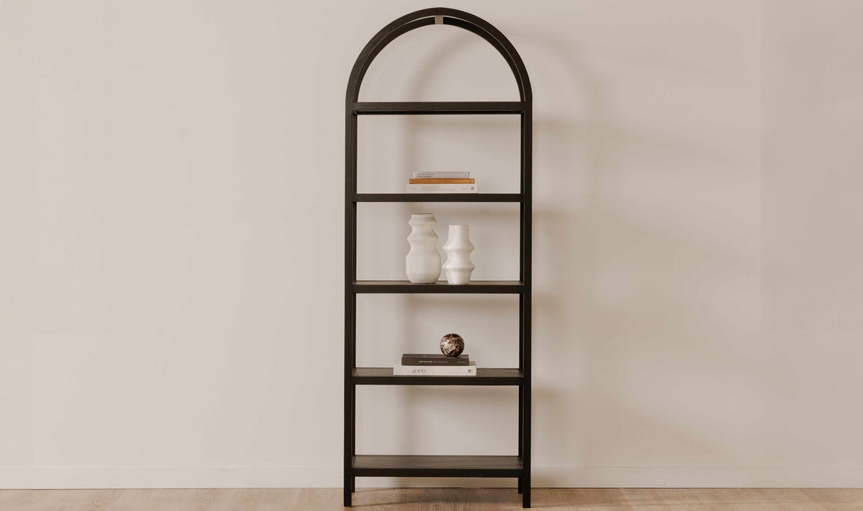 Eero Bookcase Black by Moe's Home at Eve Furniture
