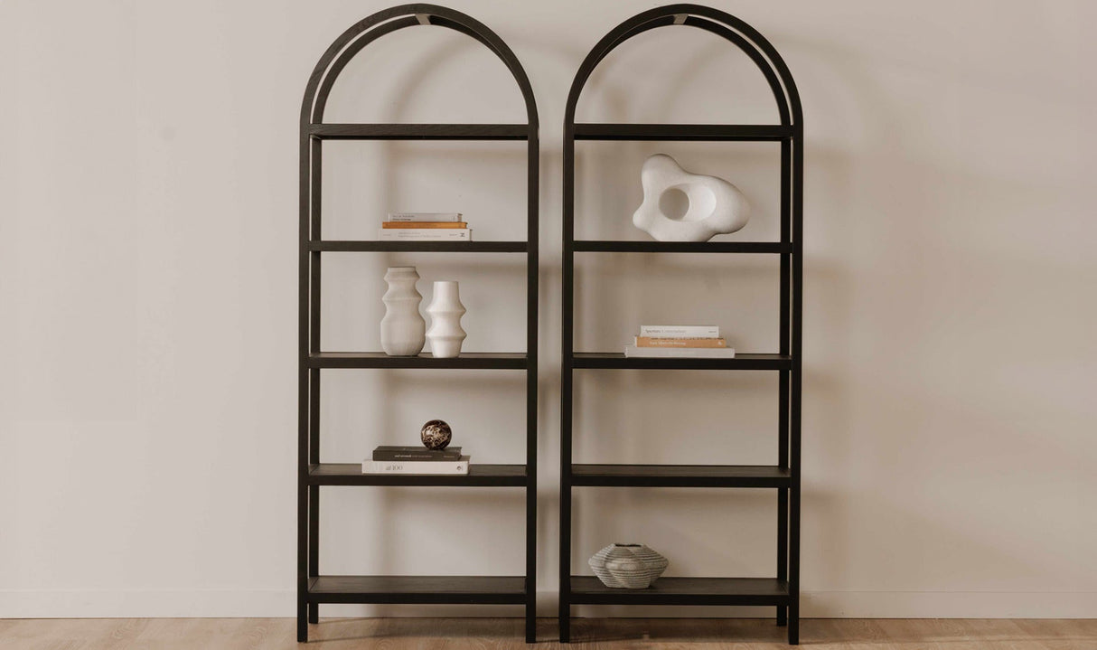 Eero Bookcase Black by Moe's Home at Eve Furniture
