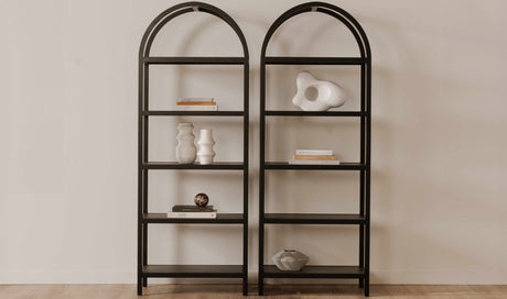 Eero Bookcase Black by Moe's Home at Eve Furniture