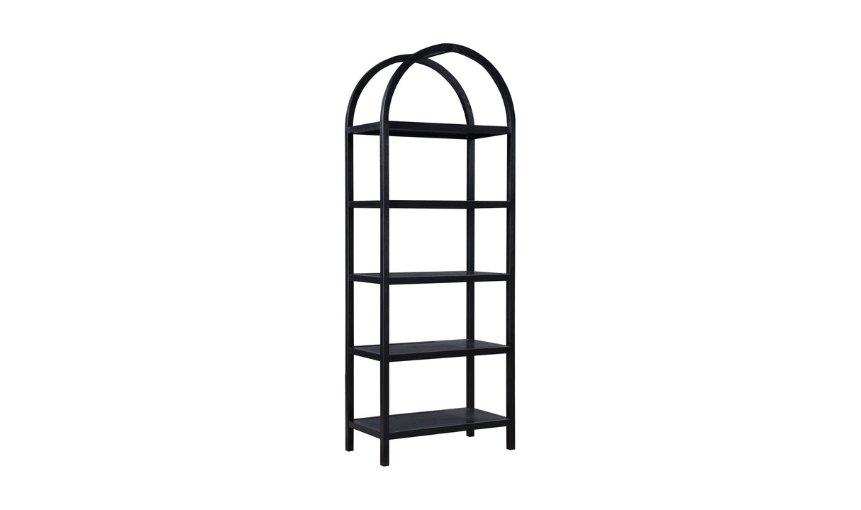 Eero Bookcase Black by Moe's Home at Eve Furniture