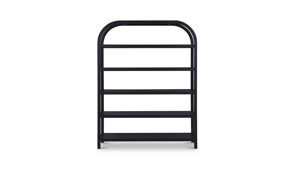 Eero Bookcase Large Black by Moe's Home at Eve Furniture