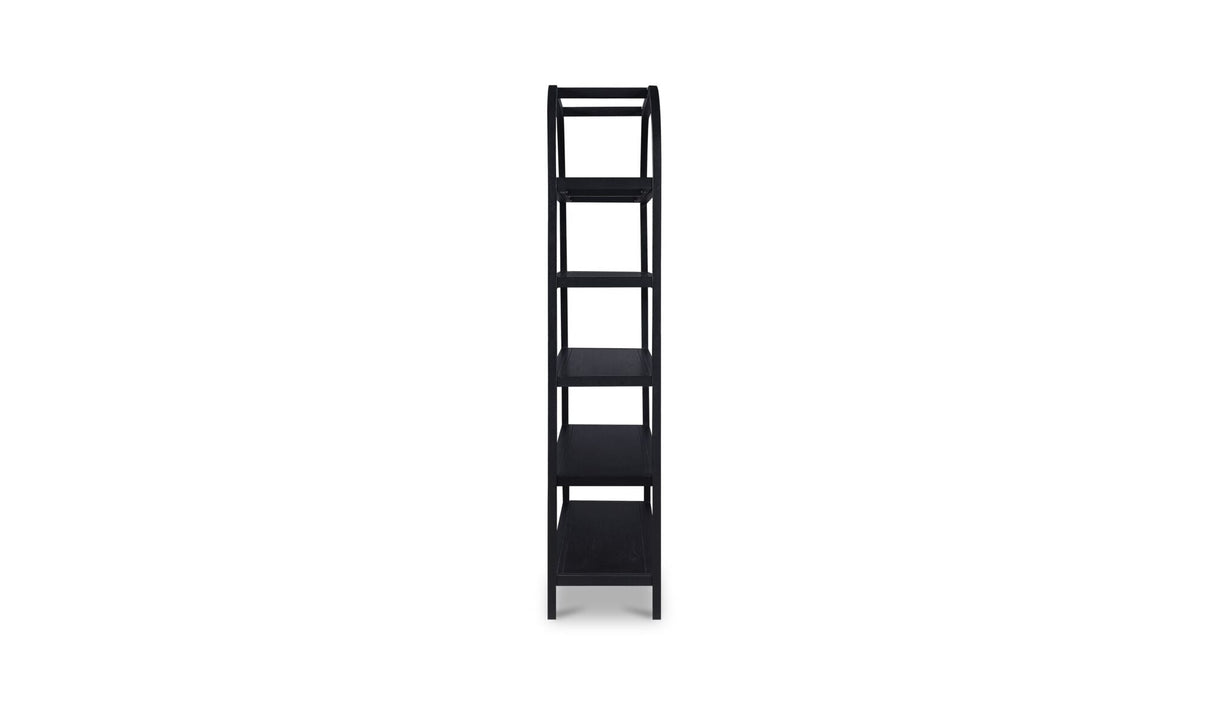 Eero Bookcase Large Black by Moe's Home at Eve Furniture