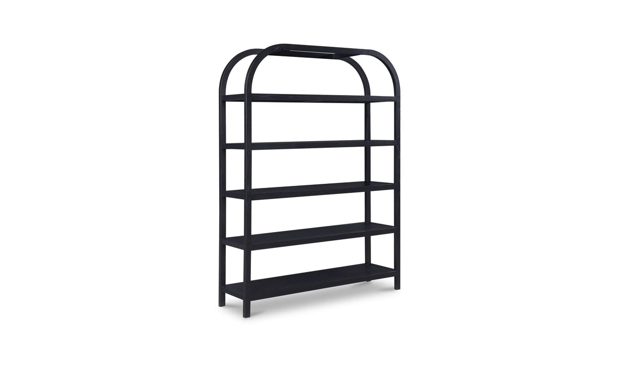 Eero Bookcase Large Black by Moe's Home at Eve Furniture