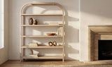 Eero Bookcase Large Natural by Moe's Home at Eve Furniture
