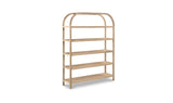 Eero Bookcase Large Natural by Moe's Home at Eve Furniture