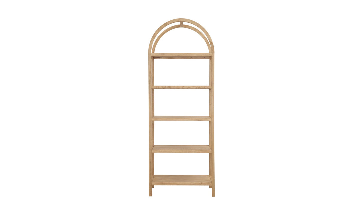 Eero Bookcase Natural by Moe's Home at Eve Furniture