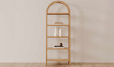 Eero Bookcase Natural by Moe's Home at Eve Furniture
