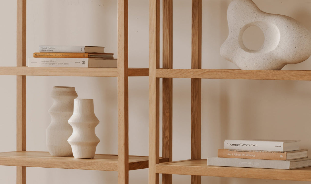 Eero Bookcase Natural by Moe's Home at Eve Furniture