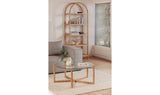 Eero Bookcase Natural by Moe's Home at Eve Furniture