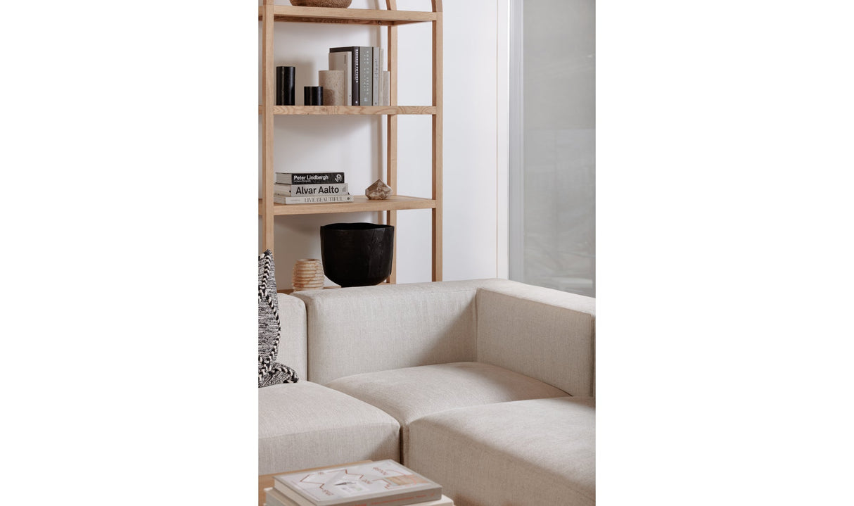 Eero Bookcase Natural by Moe's Home at Eve Furniture