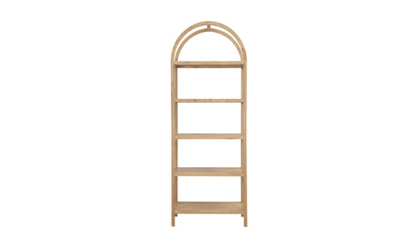 Eero Bookcase Natural by Moe's Home at Eve Furniture