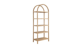 Eero Bookcase Natural by Moe's Home at Eve Furniture