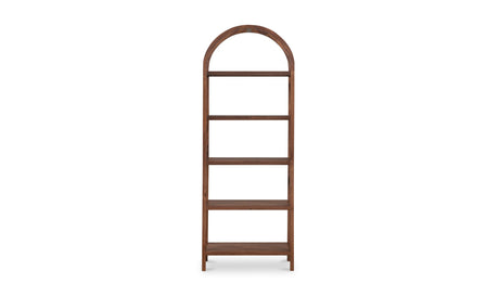 Eero Bookcase Walnut by Moe's Home at Eve Furniture