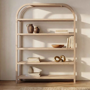 Eero Natural Bookcase Large by Moe's Home at Eve Furniture