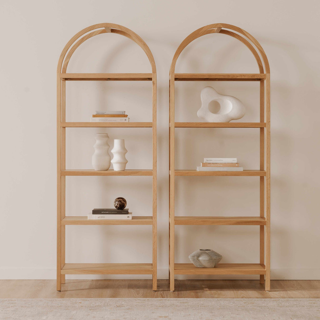 Eero Natural Bookcase by Moe's Home at Eve Furniture