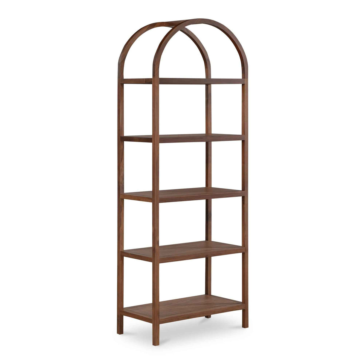 Eero Walnut Bookcase by Moe's Home at Eve Furniture