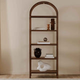 Eero Walnut Bookcase by Moe's Home at Eve Furniture