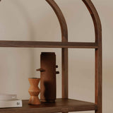 Eero Walnut Bookcase by Moe's Home at Eve Furniture