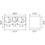 Aveiro Coffee Table Copper & Black - Image 6