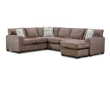 Sectra Brown RAF Sectional by Happy Homes at Eve Furniture