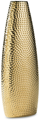 Efim Gold Finish Vase by ASHLEY FURNITURE at Eve Furniture