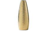 Efim Gold Finish Vase by ASHLEY FURNITURE at Eve Furniture