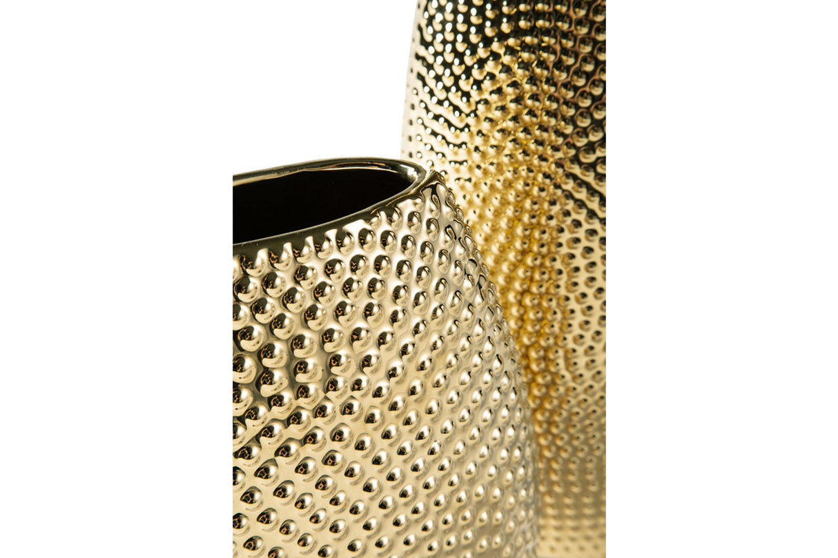 Efim Gold Finish Vase by ASHLEY FURNITURE at Eve Furniture