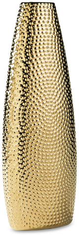 Efim Gold Finish Vase by ASHLEY FURNITURE at Eve Furniture
