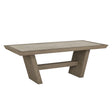 Efron Dining Table - Distressed Gray/Antique White by Classic Home at Eve Furniture