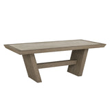 Efron Dining Table - Distressed Gray/Antique White by Classic Home at Eve Furniture