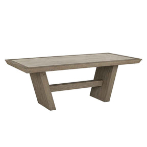 Efron Dining Table - Distressed Gray/Antique White by Classic Home at Eve Furniture