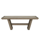 Efron Dining Table - Distressed Gray/Antique White by Classic Home at Eve Furniture