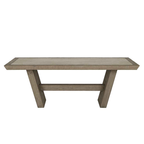 Efron Dining Table - Distressed Gray/Antique White by Classic Home at Eve Furniture