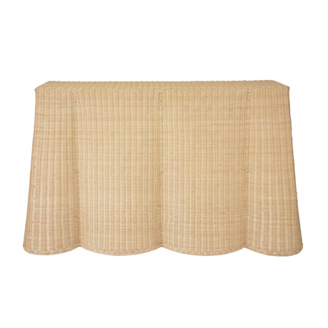Egan Natural Rattan Console Table by TOV Furniture at Eve Furniture