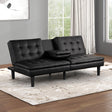 Eidsberg Black Futon Sofa Bed by Furniture of America at Eve Furniture